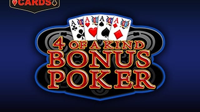 4 of a Kind Bonus Poker