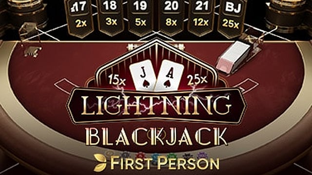 First Person Lightning Blackjack