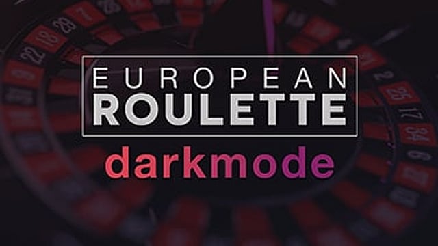 European Roulette Dark Mode